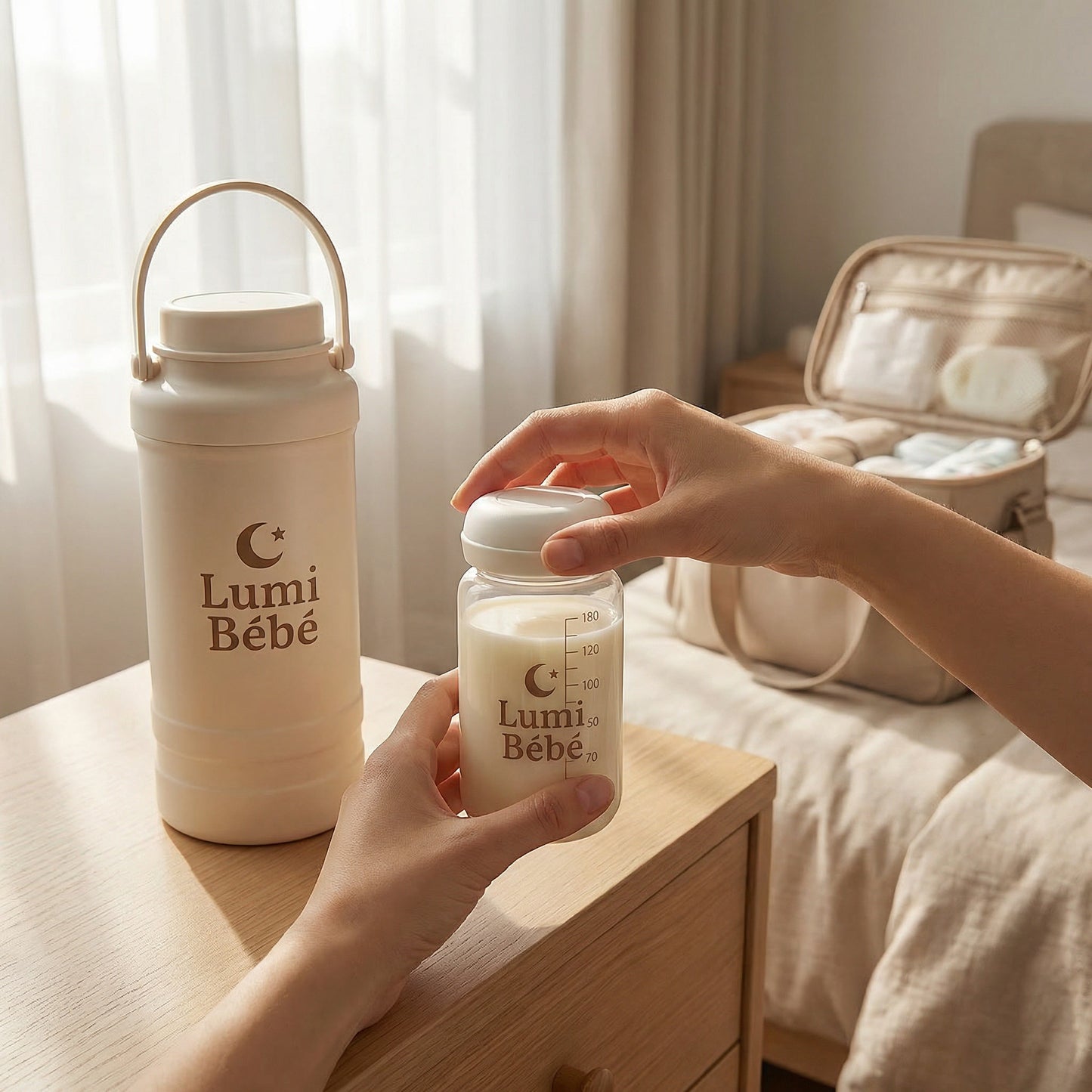 Lumi Bébé – Draagbare moedermelkkoeler