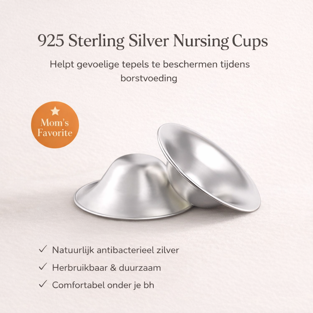 Lumi Bébé Silver Nursing Cups – Verzacht en bescherm tijdens borstvoeding