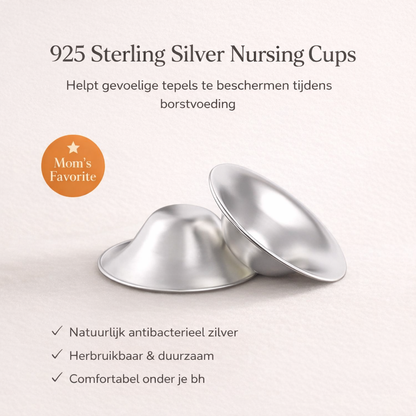 Lumi Bébé Silver Nursing Cups – Verzacht en bescherm tijdens borstvoeding